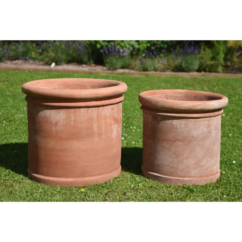 Cylinder Pots Italian Terracotta Pots Holloways Garden Ornaments